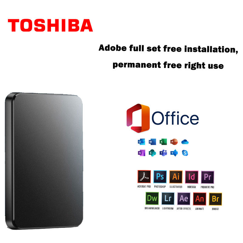 【Ostatni dzień promocji, 50% zniżki】Dysk twardy o dużej pojemności 20TB + bezpłatny oryginalny pakiet Office + Adobe
