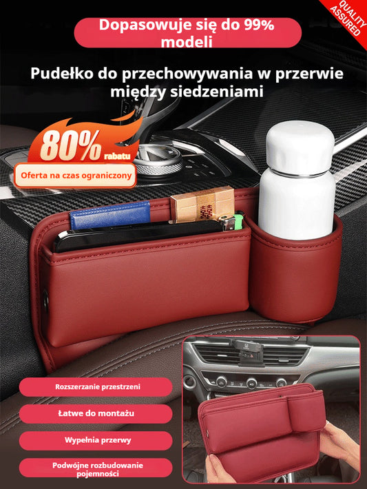 KUP 1, DOSTAŃ 1 GRATIS 🚗🚗 Uniwersalne pudełko do przechowywania ze skóry wołowej dla samochodów