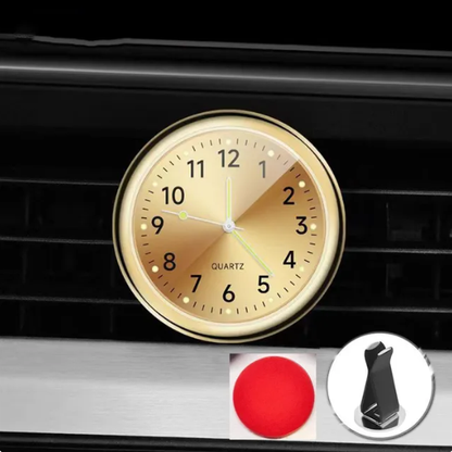🕒【Kupite 1 i dobijete 1 besplatno】🕒Novi mali svjetleći auto sat, možete jasno vidjeti vrijeme noću Mini svjetleći sat za automobil