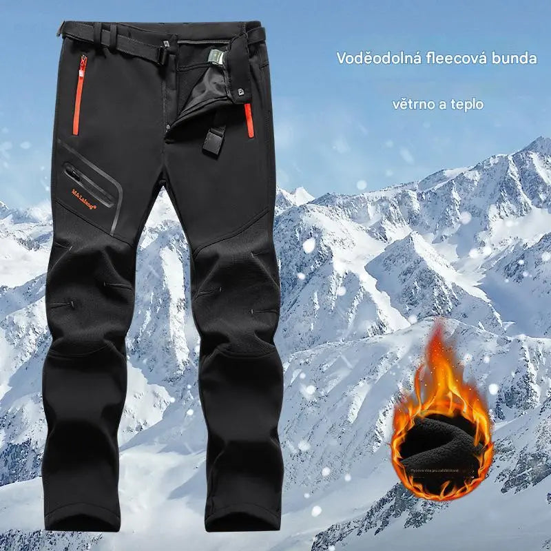 🏃‍♂️【S–5XL】2026 Nowe męskie spodnie outdoorowe na jesień i zimę – ciepłe, polarowe, wodoodporne i wiatroszczelne