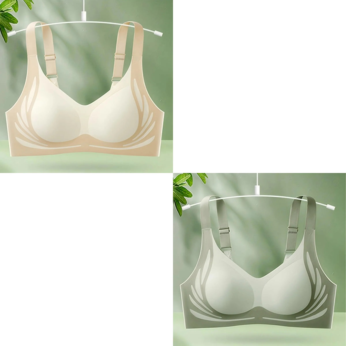 😍【Paket 2】Ženski enodelni brezžični modrček❤️【40-85KG】