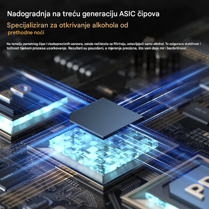 🍷 Visokoprecizni prijenosni mjerač alkohola – Izmjerite razinu prije vožnje