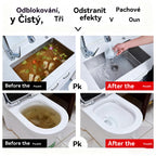 🛁💦【Kúp 1 a získaj 1 zadarmo】🌟Čistič drezov a odtokov - Pena s vysokou hustotou vyrobená z extraktov a rozkladajúcich enzýmov.