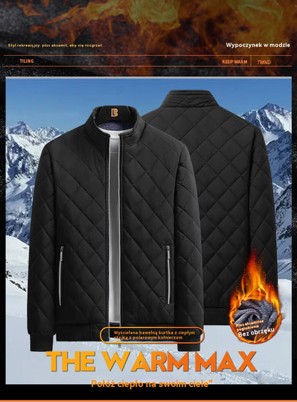 【L-5XL】🔥 2023 Męska zimowa ciepła kurtka oversize z wełny jagnięcej
