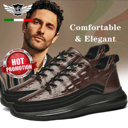 🔥【Vremenski ograničena ponuda】【38-48】Luksuzne talijanske tenisice s uzorkom krokodila