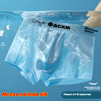 【6 бр.】Мъжки боксерки, изработени от материал Air Mesh Ice Silk. Еластични, удобни и дишащи.