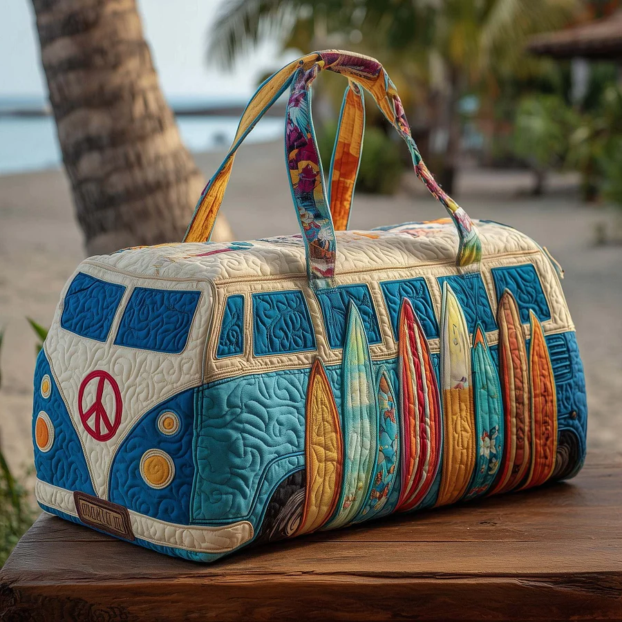 Пътна чанта Hippie Van с подплатена материя