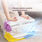 🧳【Zestaw 5 sztuk】💨 Duży, kompresyjny worek próżniowy: Nie wymaga pompki, jest szczelny i idealny do oszczędzania miejsca w walizkach oraz w domu ✈️