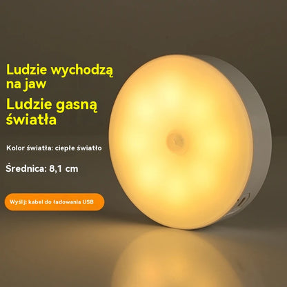 🏡💡Inteligentne światło LED wykrywające ruchy ciała człowieka, łatwe do ładowania i praktyczne