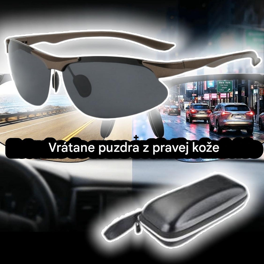 🕶️ Polarizované fotochromatické okuliare na šoférovanie cez deň aj v noci 🚗