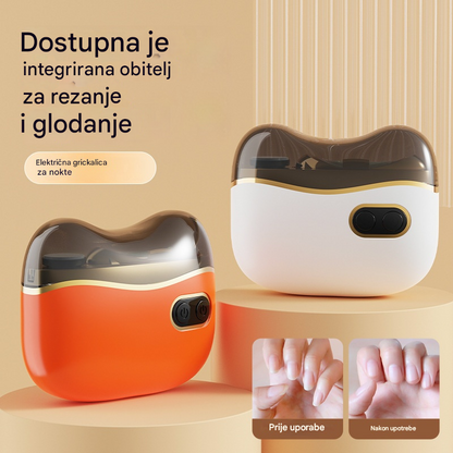 ✂️💅 Višenamjenska električna turpija za nokte, električni rezači za nokte sa zaštitom od uštipnuća-H