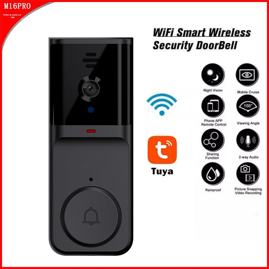 🔥Bezprzewodowy dzwonek do drzwi z kamerą: 1080P, kąt widzenia 170°, ekran 4,3 cala, wodoodporność zewnętrzna IPX65, widzenie nocne