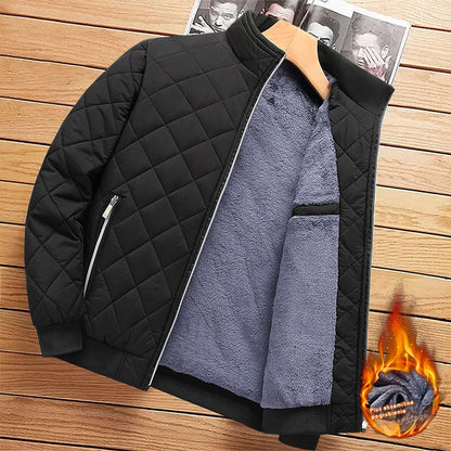 【L-5XL】🔥 2023 Męska zimowa ciepła kurtka oversize z wełny jagnięcej