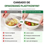 ⏳50% zniżki🔥【300 sztuk】Im więcej kupisz, tym więcej zaoszczędzisz🎁Jednorazowe elastyczne pokrywki do żywności, odpowiednie do misek i talerzy
