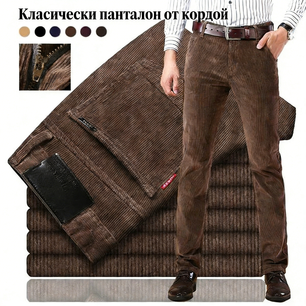 🔥Нови пролетни мъжки класически ежедневни панталони