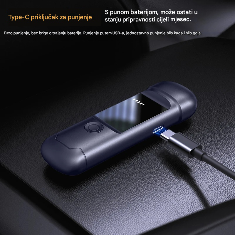 🍷 Visokoprecizni prijenosni mjerač alkohola – Izmjerite razinu prije vožnje