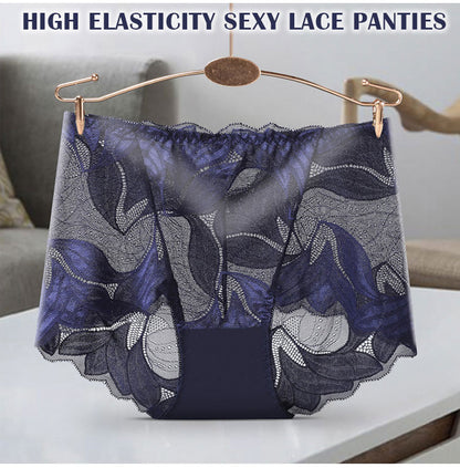 🔥【49% OFF】【40-105kg】 Seksowna, oddychająca damska bielizna ze średnim stanem