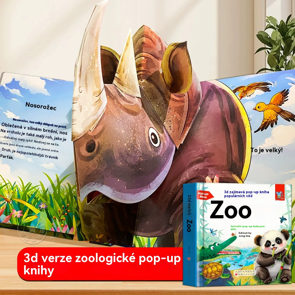 🎁🎁 książka 3D z wyskakującymi zwierzętami