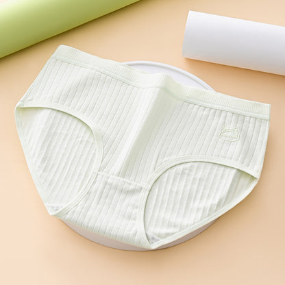 🩲🏆 (7 szt) – Wysokie, bawełniane majtki damskie o wygodnym i oddychającym kroju