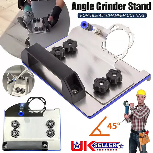 🔥👍Stalak za kutnu brusilicu za rezanje pločica pod 45° Iskošenje, stalak za kutnu brusilicu za rezanje pločica za kutne brusilice tip 100 (Boja: 1kom)