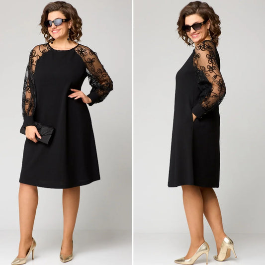 【S-5XL】🍁🍂Nowa elegancka sukienka z wysokiej jakości koronki w stylu vintage