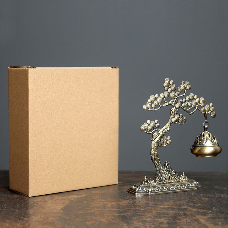 🔥🔥Kreativni dekorativni aromaterapijski plamenik za dobrodošlicu u stilu bora