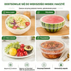 ⏳50% zniżki🔥【300 sztuk】Im więcej kupisz, tym więcej zaoszczędzisz🎁Jednorazowe elastyczne pokrywki do żywności, odpowiednie do misek i talerzy
