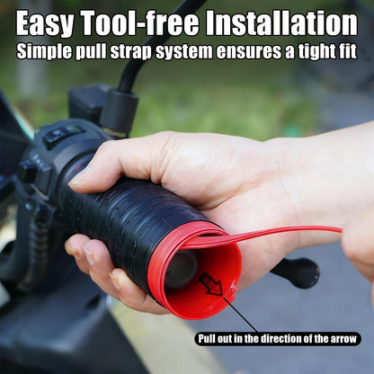 🔥🔥【2 komada】Protuklizne i otporne na habanje navlake za ručke motocikla, uklonjive za 1 sekundu