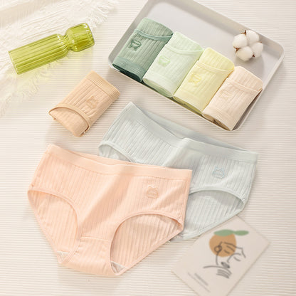 🩲🏆 (7 szt) – Wysokie, bawełniane majtki damskie o wygodnym i oddychającym kroju