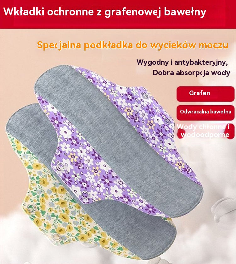 🌈Prane, antybakteryjne podpaski higieniczne z bawełny i grafenu