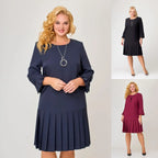 💌【S-5XL】👗2026 нова модна, висококачествена, елегантна ретро плисирана пола