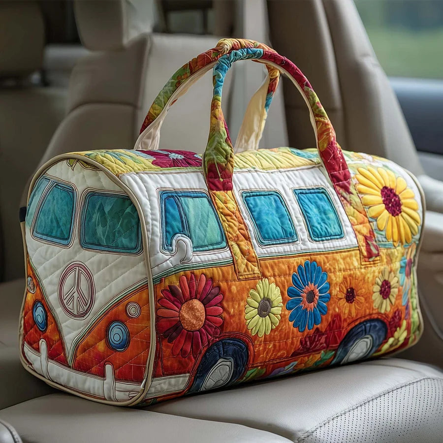 Пътна чанта Hippie Van с подплатена материя