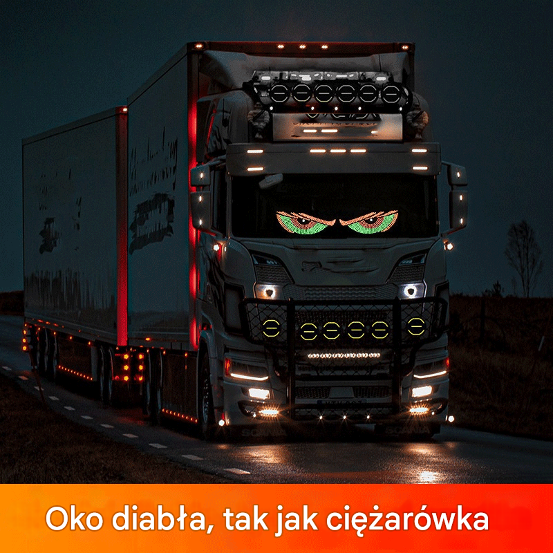 💡👀 Kreatywny samochodowy wyświetlacz LED, z możliwością personalizacji