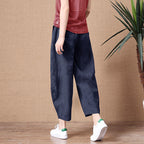 💥🔥【S-5XL】✨💕Модерни дамски ежедневни къси панталони с висока талия от чист памук