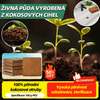 🔥🔥【3ks】Výživná kokosová tehlová pôda