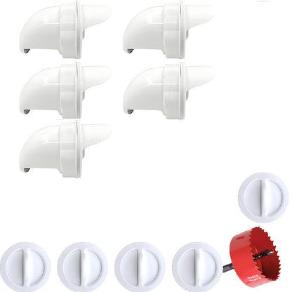 🐓【5 hranilica + 1 otvarač rupa】Automatska hranilica za kokoši, patke i guske