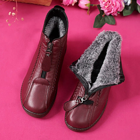 🔥Ponuda na ograničeno vrijeme: 40% popusta🔥【35-41】Ručno rađene talijanske ženske neklizajuće gležnjače od prave kože