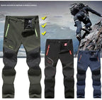 🏃‍♂️【S–5XL】2026 Nowe męskie spodnie outdoorowe na jesień i zimę – ciepłe, polarowe, wodoodporne i wiatroszczelne
