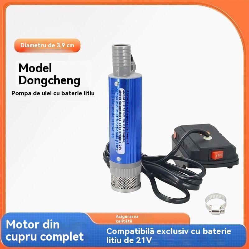 🔥Nova Denachi 21V litijeva baterijska pumpa za ulje (dvostruka namjena pumpa za ulje/vodu)