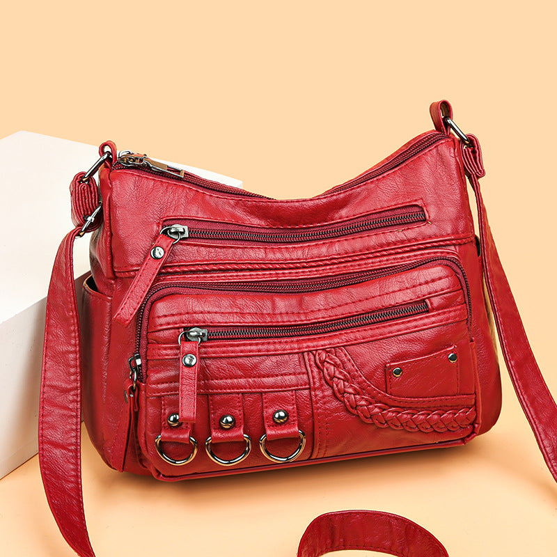 💥【50% zniżka na czas ograniczony】👜2026 nowa torba na ramię / crossbody z miękkiej skóry o dużej pojemności -