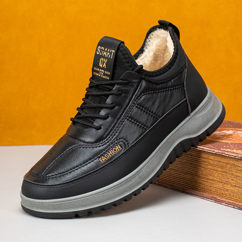 ⛄🔥2025 Nove muške zimske ležerne sportske cipele, prava koža, vodootporne, mekani potplat od brušene kože