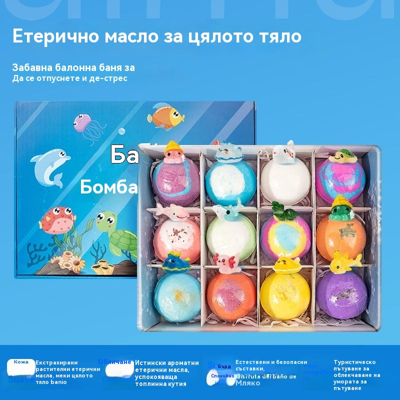 Комплект соли за вана с различни аромати, за отпускане и релаксираща баня