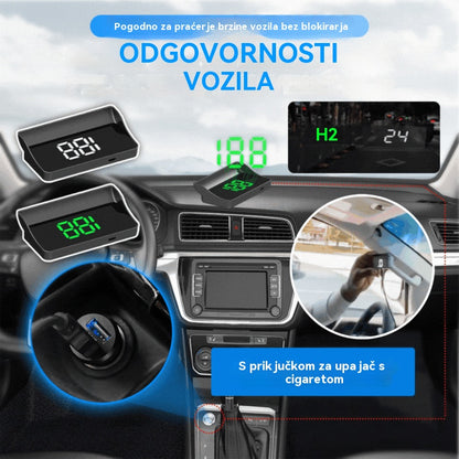 🚗Automobilski HUD zaslon｜HD GPS projekcija｜Brzina u stvarnom vremenu i sigurnija vožnja