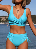 🏖️👙【S-3XL】Нов дамски семпъл, едноцветен, бързосъхнещ, удобен, дишащ бикини бански за лято 2026