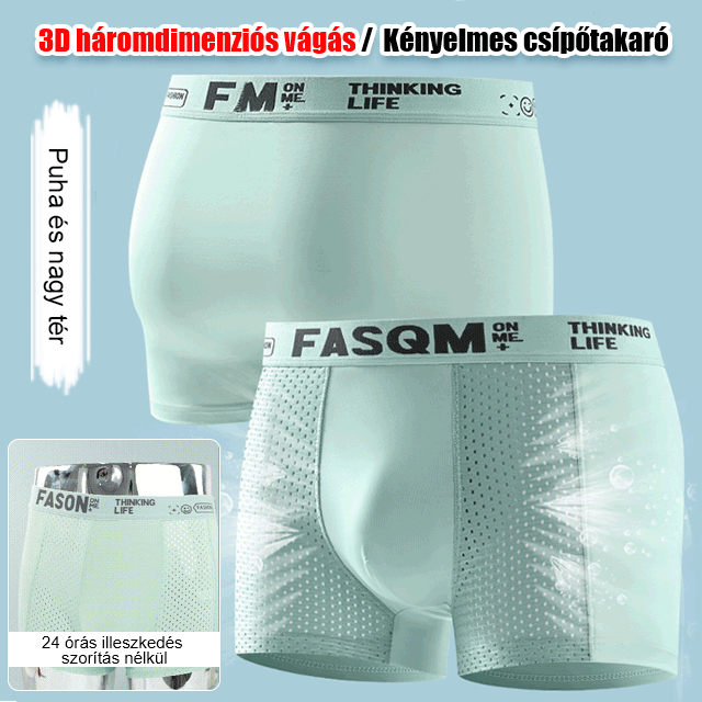 🔥【Kupi 3, dobiš 3 gratis】zračne očesa Ice Silk moške bokserje