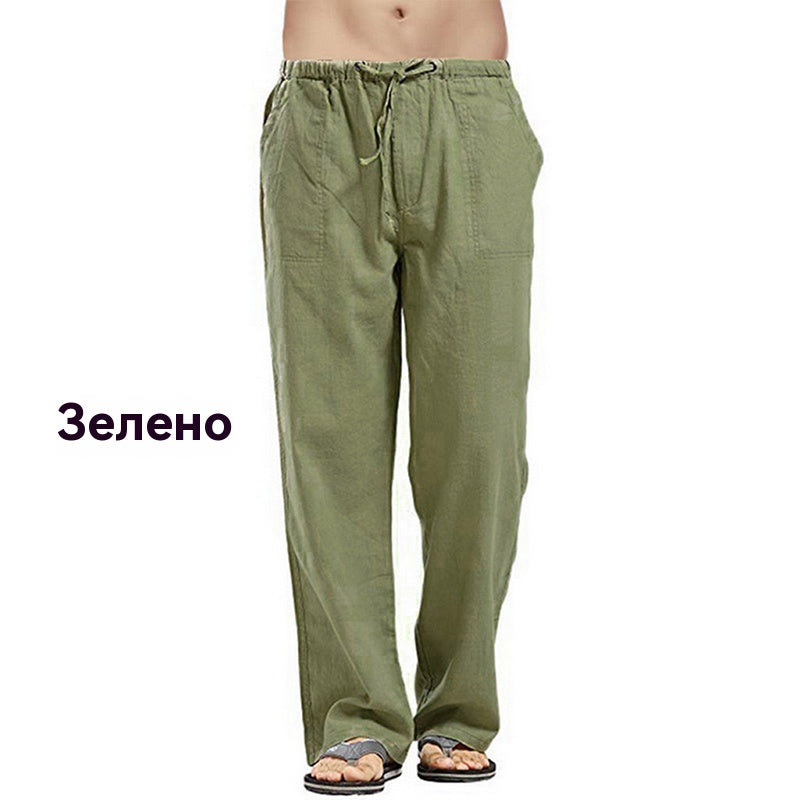 💥👖【40-120kg】Мъжки ежедневни панталони, изработени от висококачествен памук, меки и дишащи