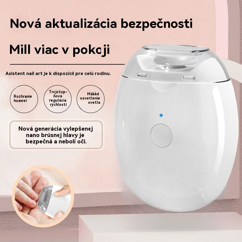 💅 Avtomatska pilica za nohte 1, varna in nežna nega nohtov 👶🔧
