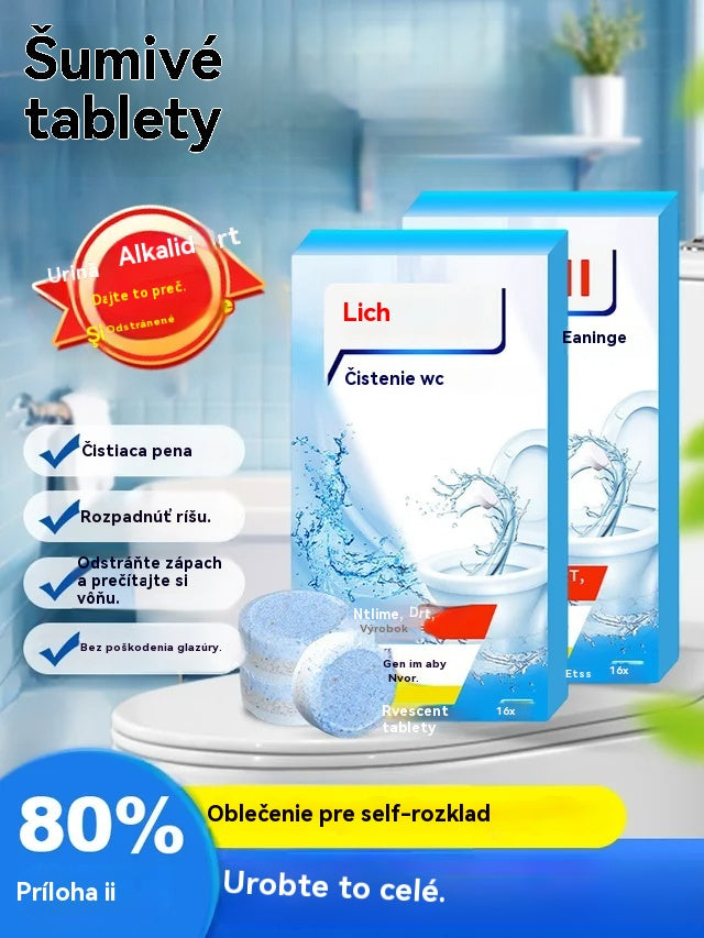 Účinná čistiaca pena na toalety