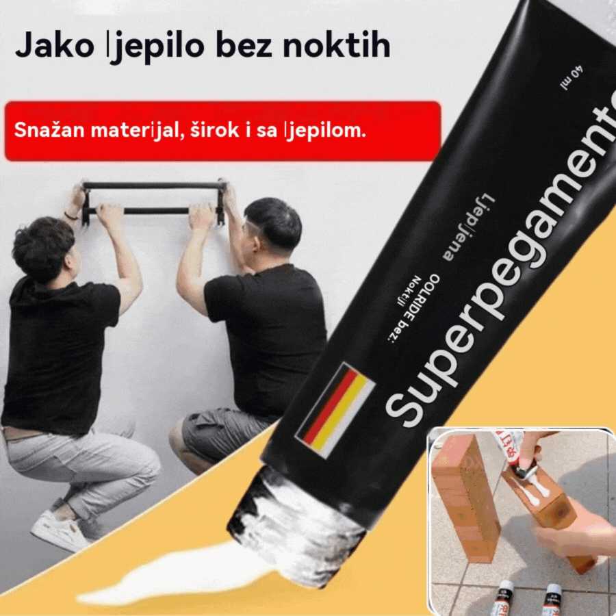 Univerzalno vodootporno ljepilo, ljepilo bez čavala, jako vodootporno višenamjensko kućno ljepilo