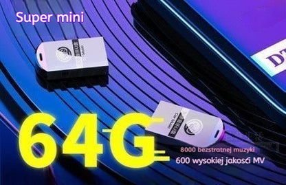 【Music U Disk】 Zawiera 8000 utworów, 600 MV, efekty dźwiękowe 6D